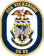 USS Vicksburg ship crest