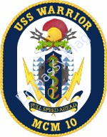 USS Warrior ship crest