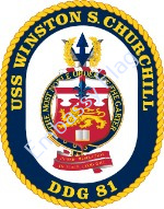 USS Winston S. Churchill ship crest