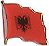 Albania flag lapel pin