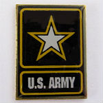 Army star logo pin