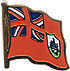 Bermuda flag lapel pin