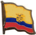 Ecuador flag lapel pin