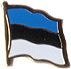 Estonia flag lapel pin