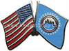 Custom city friendship flag pin