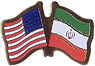 Iran / USA lapel pin