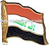 Iraq flag lapel pin