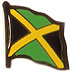Jamaica flag lapel pin