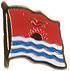 Kirabati flag lapel pin