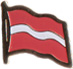 Latvia flag lapel pin
