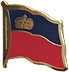 Liechtenstein flag lapel pin