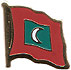 Maldives flag lapel pin