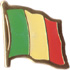 Mali flag lapel pin