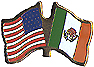 Mexico / USA lapel pin