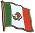 Mexico flag lapel pin