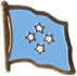 Micronesia flag lapel pin