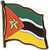 Mozambique flag lapel pin