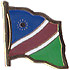 Namibia flag lapel pin