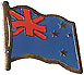 New Zealand flag lapel pin