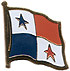 Panama flag lapel pin