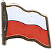 Poland flag lapel pin