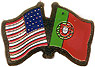 Portugal / USA friendship flag lapel pin