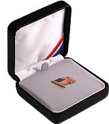 Premium USA lapel pin box