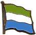 Sierra Leone flag lapel pin