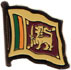 Sri Lanka flag lapel pin