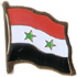 Syria flag lapel pin
