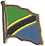 Tanzania flag lapel pin