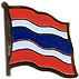 Thailand flag lapel pin