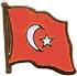 Turkey flag lapel pin
