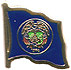 Utah flag lapel pin