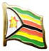 Zimbabwe flag lapel pin